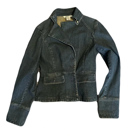 Nine West Denim Jean Jacket Size 4 - Picture 1 of 5
